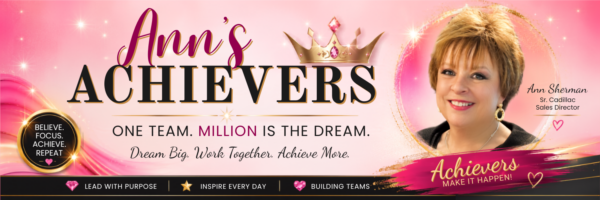 Welcome Ann's Achievers
